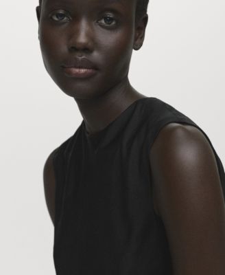 Women's Asymmetrical Satin Top