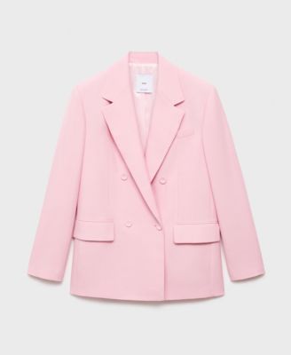Women's Double-Breasted Suit Blazer