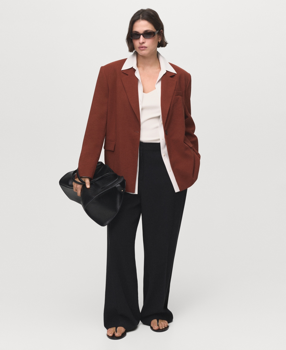 Mango Women's Modal Suit Blazer