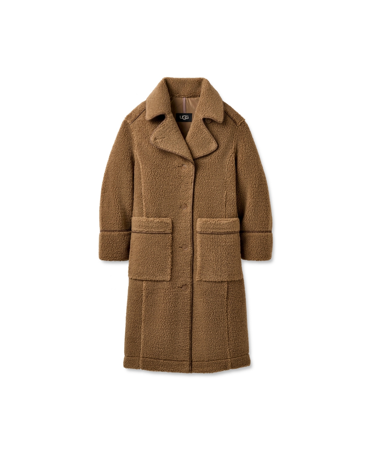 Ugg Women's Sema Comfort-fit Full-length Fluff Coat In Brown