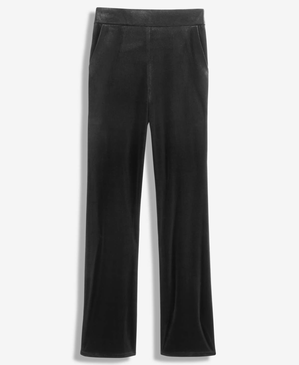 I.n.c. International Concepts Women's High-Rise Velvet Flare Pants, Macy's Exclusive