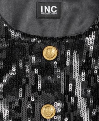 Women's Sequin Jacket, Macy's Exclusive