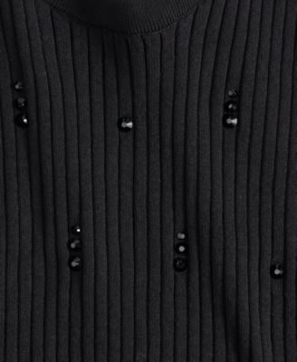 I.N.C. International Concept Women's Embellished Sweater Tank Top, Macy's Exclusive