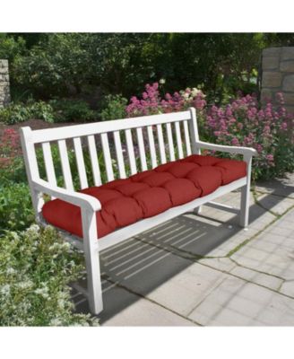 Outdoor Polyester Tufted Bench Cushion for Love Seat, Water-Resistant & Fade-Resistant, 46" x 19.7" x 5.1"