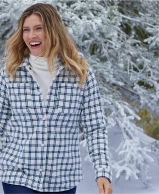 Women's Print Anyweather Fleece Shirt Jacket