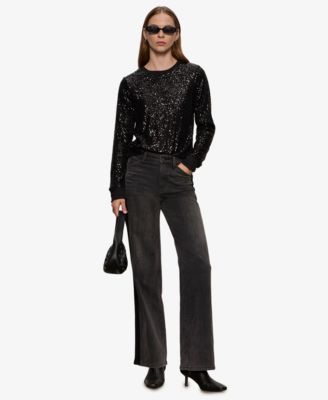 Women's Sparkle Together Sequin Top