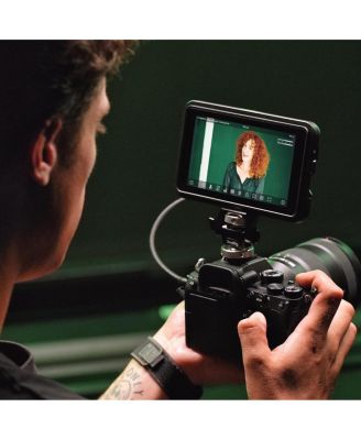 Shinobi GO HDMI 4K Camera Field Monitor with HDR Touchscreen, All Day Battery Life, and Lightweight Design + HDMI Cable