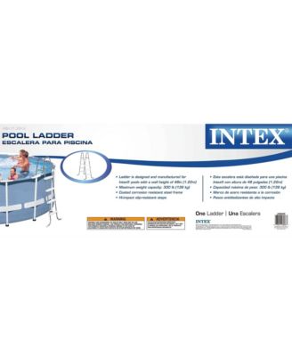 Steel Frame Above Ground Swimming Pool Ladder for 48 Inch High Wall Pools