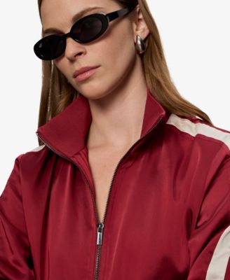 Women's Long Sleeve Satin Track Jacket