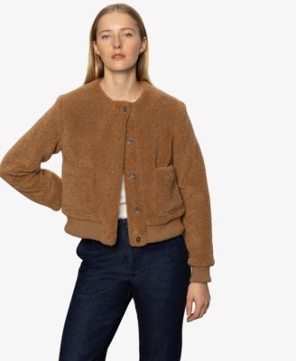 Women's Teddy Long Sleeve Cardigan Jacket