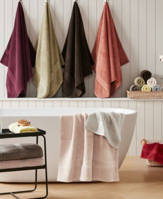 Luxury Zero Twist Cotton 2-Pc. Bath Sheet, 34" x 68"