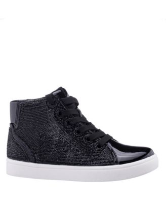 Girl's Kula Crystal Side Zip High Top Sneaker