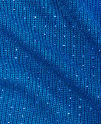 Women's Rhinestone Rib Sweater, Macy's Exclusive