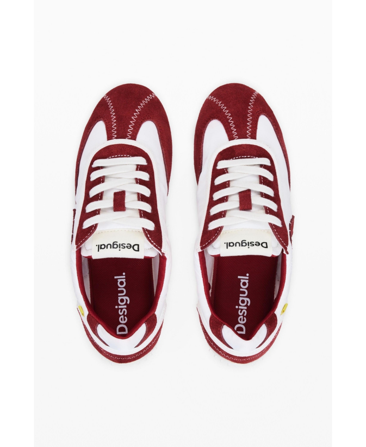 Desigual Women's Two-tone Retro Sneaker In White