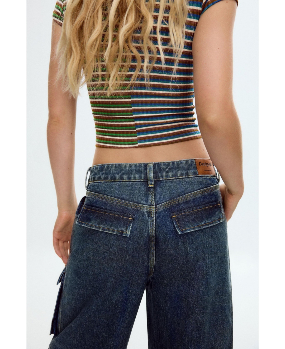 Desigual Women's Cargo pants with pockets