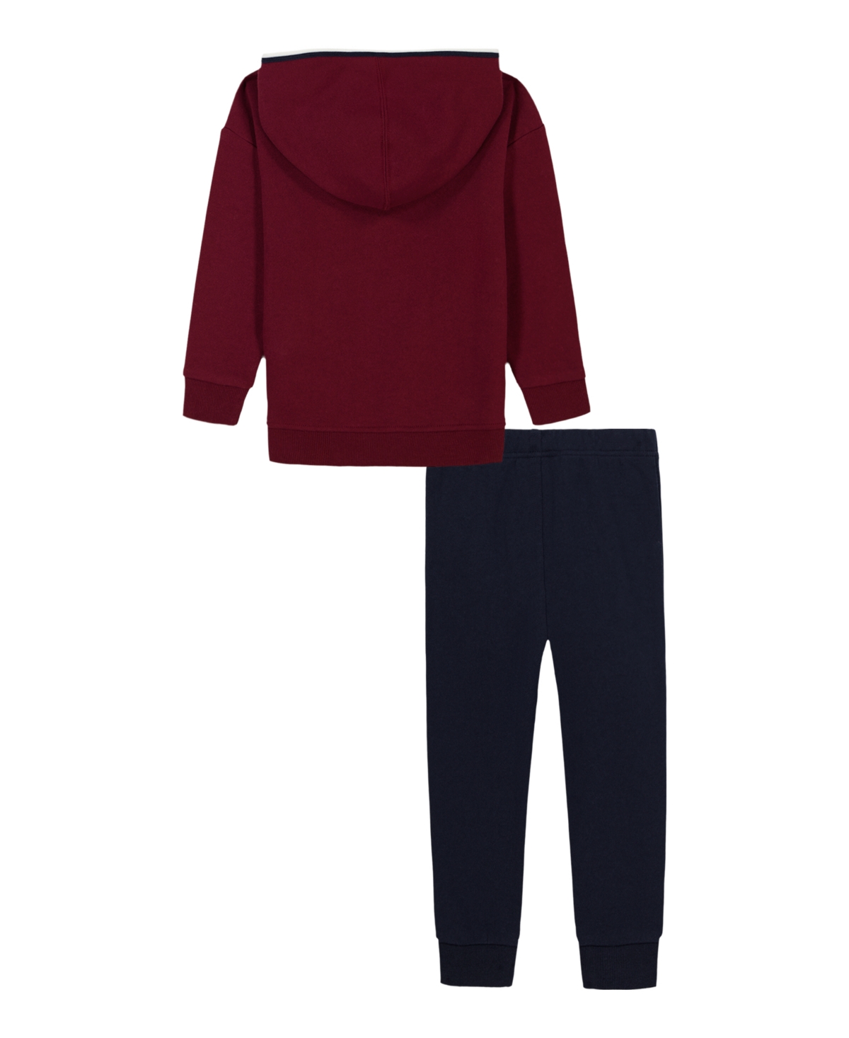 Tommy Hilfiger Baby Boys 2-piece Semi-zip Hoodie And Joggers Set In Multi