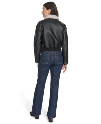 Women's Sherpa Collar Bomber Jacket