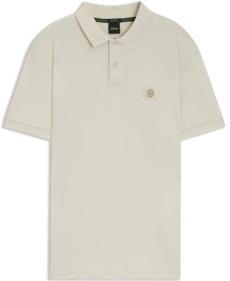Men's Pima-Cotton Monogram Polo Shirt