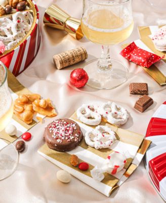 Christmas Peppermint Gift Tin, 7 Sections