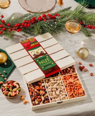Christmas Mixed Nut Gift Crate, 6 Sections