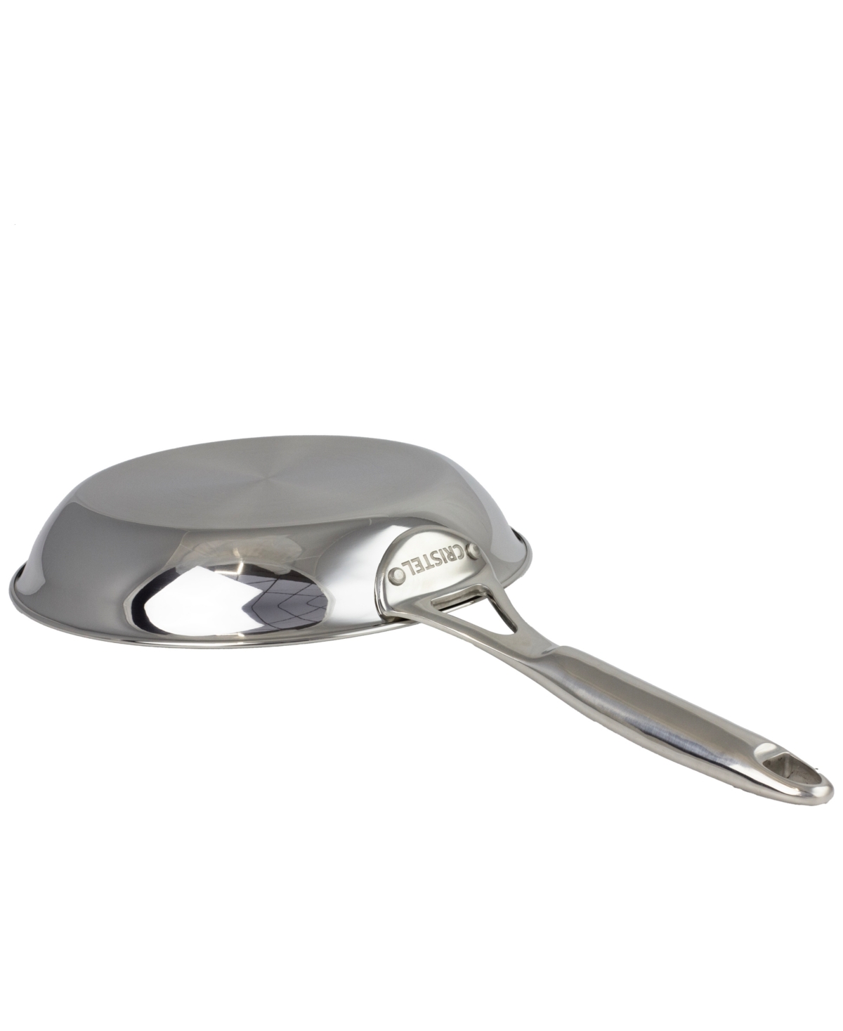 Cristel Castel Pro Ultraply Stainless Steel 11" Frying Pan In Metallic