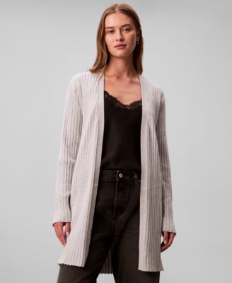 Calvin Klein - Women's Long Sleeve Duster Cardigan Sweater