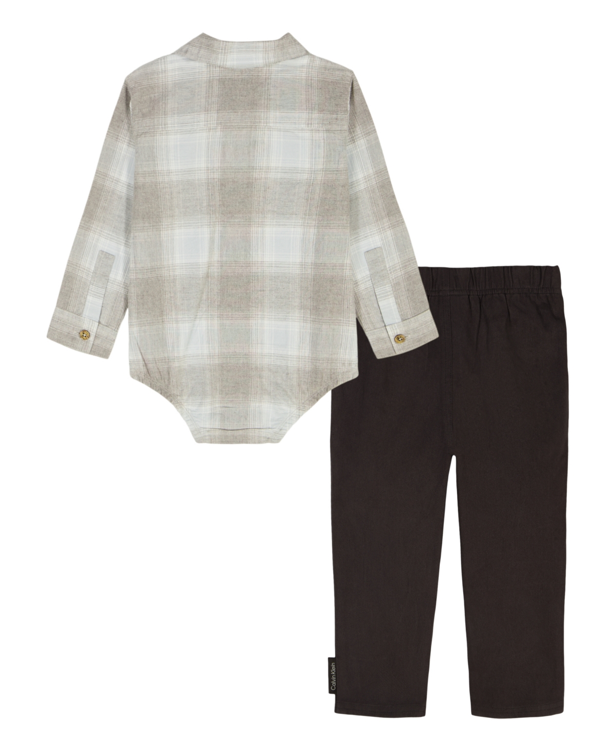 Calvin Klein Baby Boys 2-piece Bodysuit And Pants Set In Multi