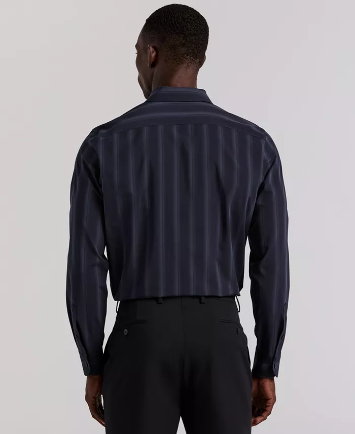 Men's Long-Sleeve Ombre Yarn-Dyed Stripe Shirt - thumbnail 5