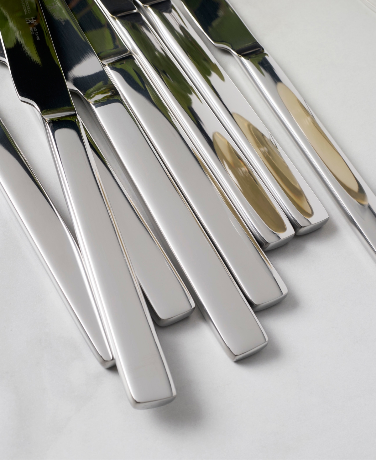 Henckels 8-pc. Stainless Steel Steak Knife Set In Silver