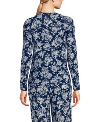 Women's Pointelle Long Sleeve Sleep Cardigan