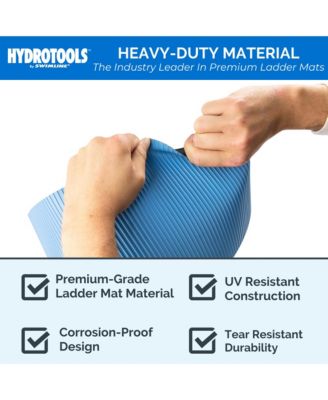 Hydrotools by Protective Ribbed Ladder Mat/In-Pool Step Pad, 9" x 36"