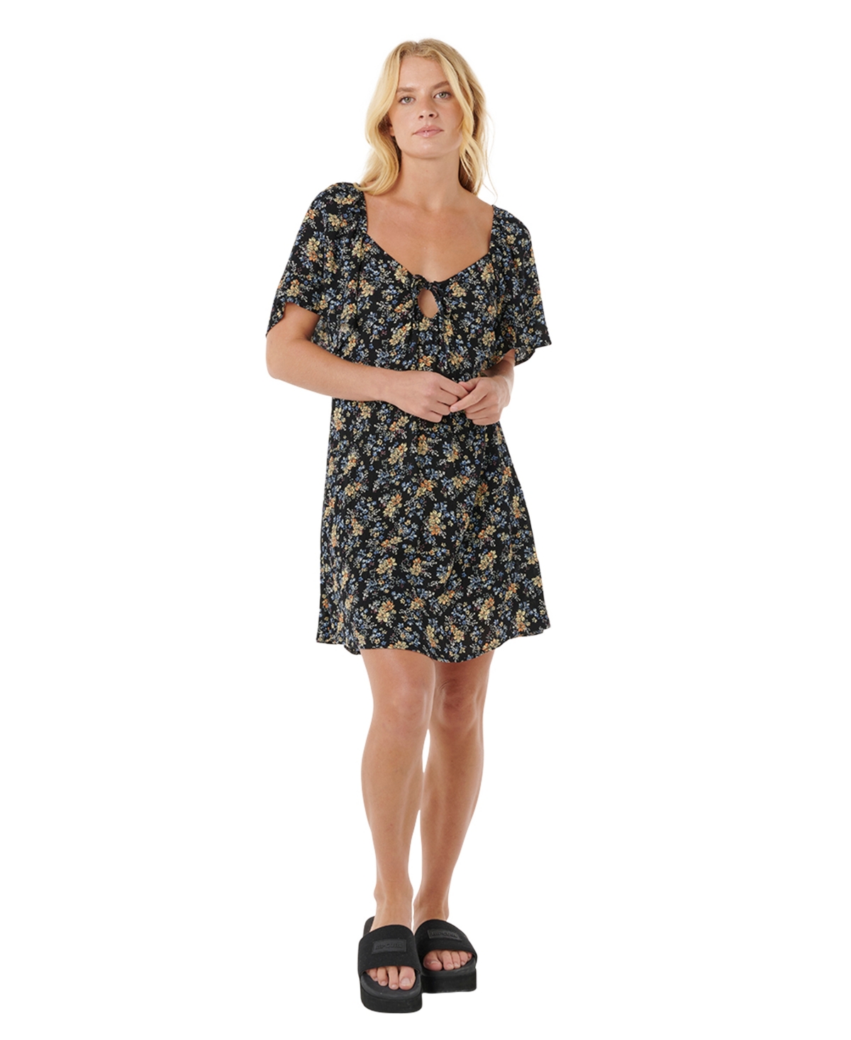 Rip Curl Women's Pacific Rider Ditsy Printed Mini Dress In Multi