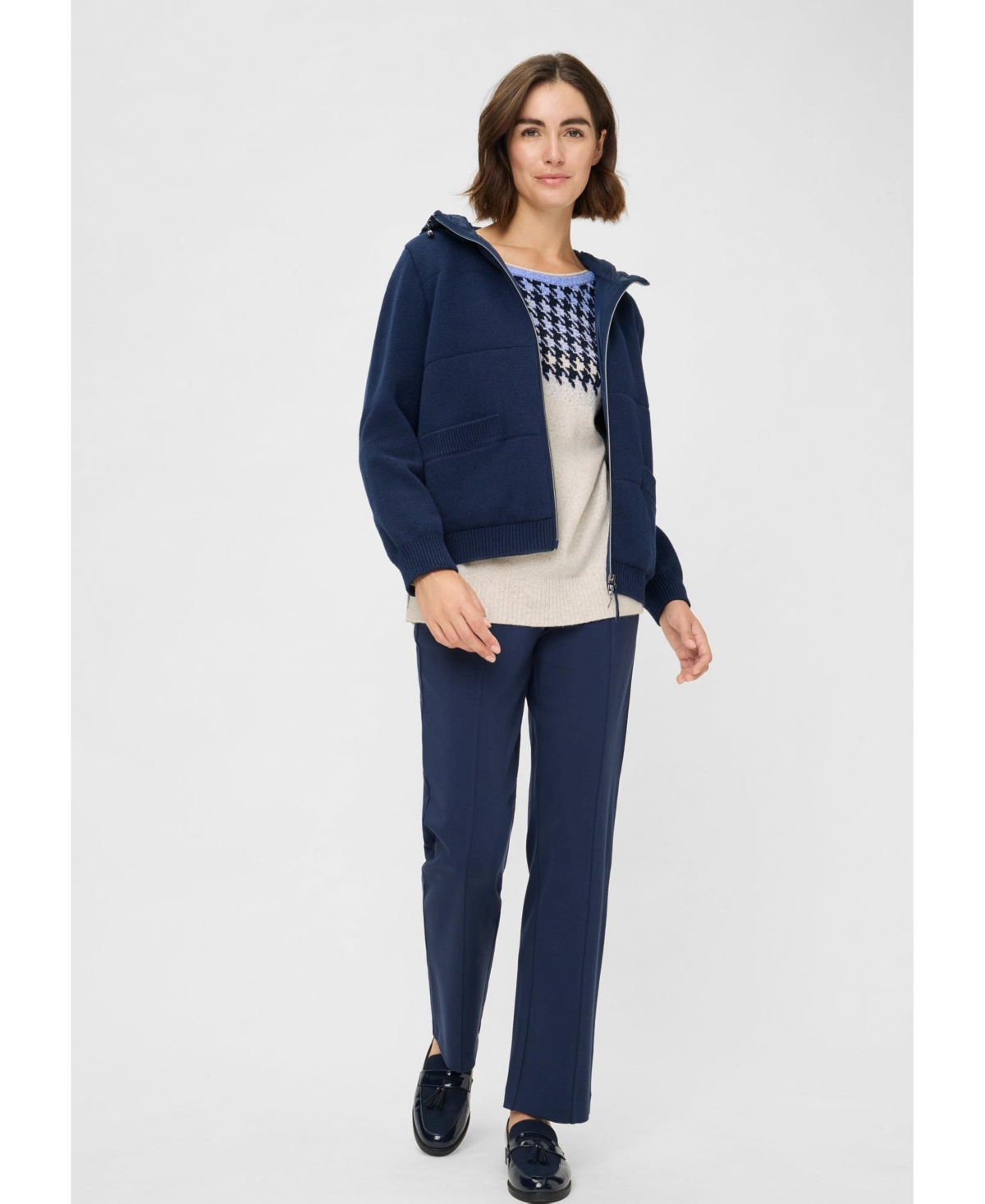 Olsen Women's Houndstooth Sweater