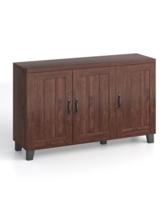 3-Door Buffet Sideboard with Adjustable Shelves and Anti-Tipping Kits