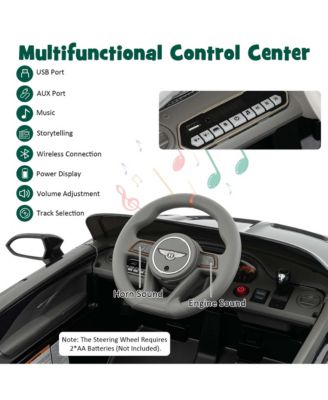 12V Licensed Bentley Bacalar Kids Electric Ride-on Car with Remote Control