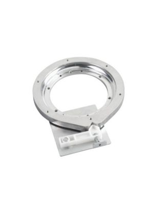 32" Lazy Susan Kidney-Shaped w/ Swivel Bearings, 4WLS401-32-BS52