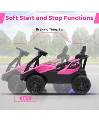 12V Ride on Car Electric UTV with Remote and Music for Big Kids