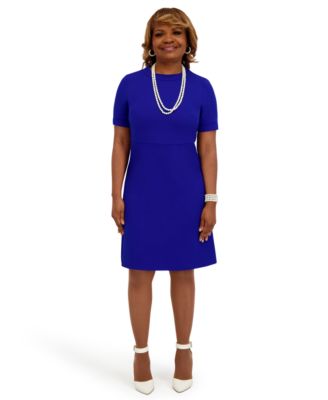 Women's Short Sleeve Crewneck Dress