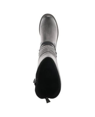 Mangie Women's Tall Boot with Side Zipper