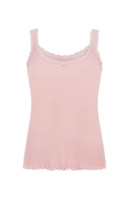 Hunkemoller Women's Rib Lace Cami