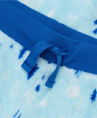 Kids Long Sleeve Plush Fleece Pajama Set