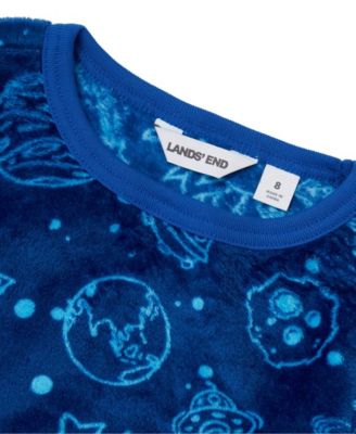 Kids Long Sleeve Plush Fleece Pajama Set