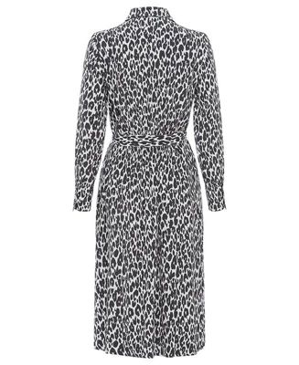 Women's Leopard Print Shirt Dress