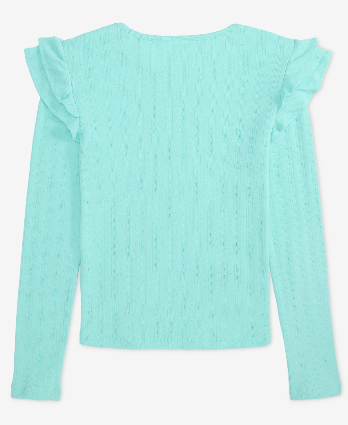 Epic Threads Little & Big Girls Ruffle Sleeve Pointelle Top, Macy's Exclusive In Animal Print