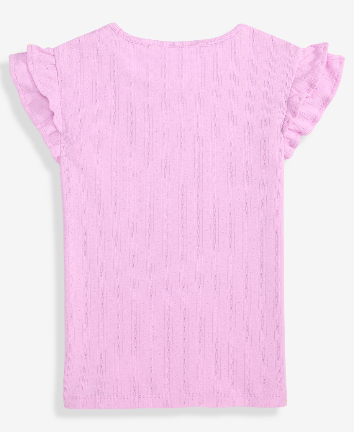 Epic Threads Little & Big Girls Ruffled-sleeve Pointelle Top, Macy's Exclusive In Multi