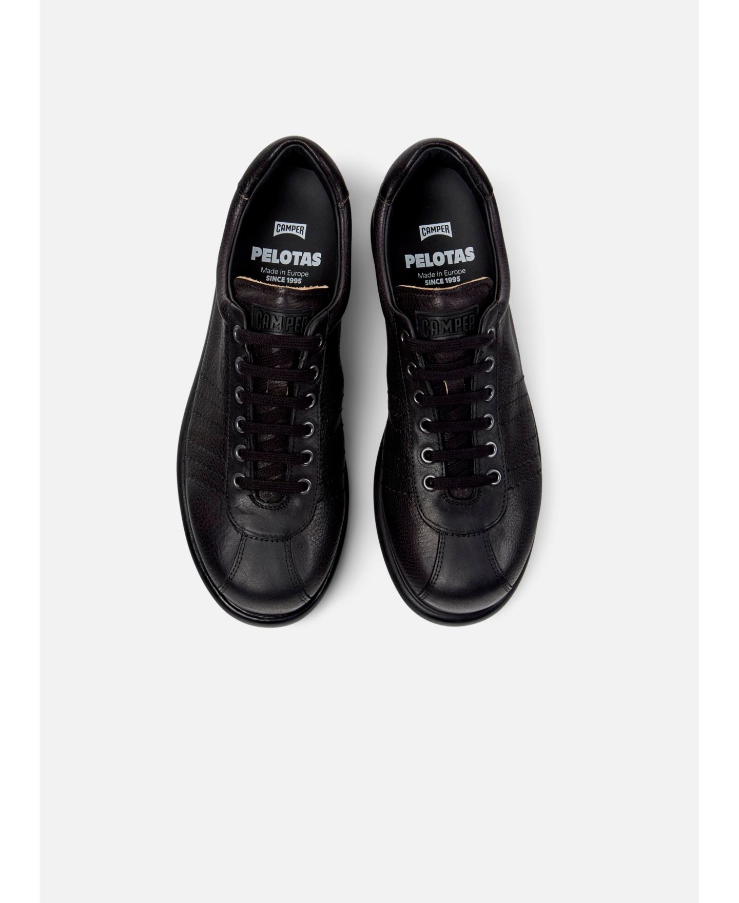 Мужские туфли Camper Pelotas Ariel Leather Oxford, цвет: Чёрный — фото 3