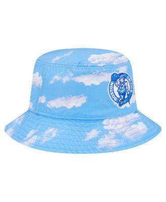 Men's Black/Light Blue Boston Celtics Summer Sun and Storm Reversible Bucket Hat