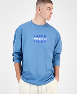 Hugo Boss - Men's Niftilong Logo Long-Sleeve Cotton T-Shirt
