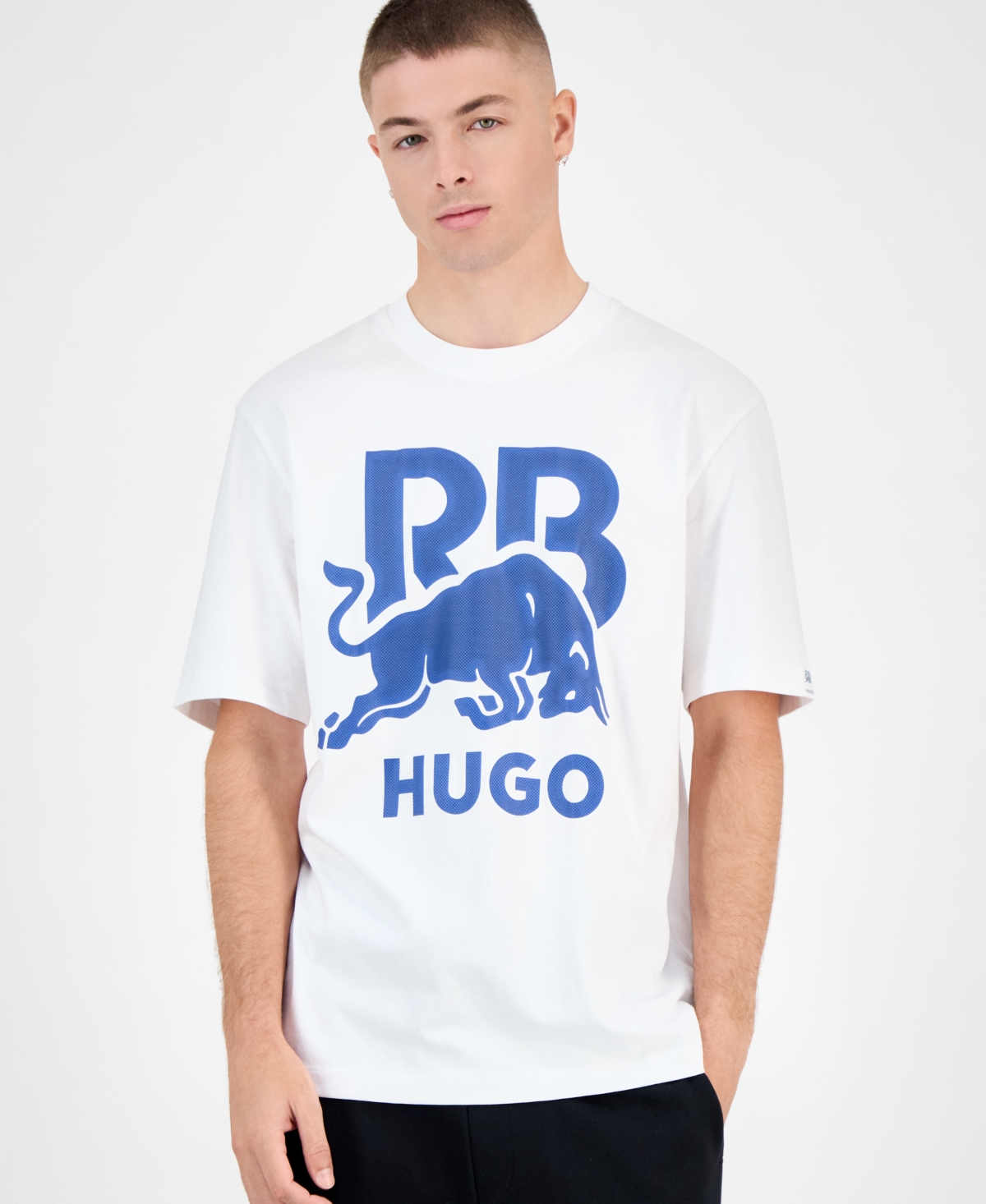 Hugo Boss x Racing Bulls Men's Dayla Short-Sleeve Logo Graphic T-Shirt