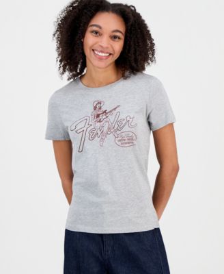 Lucky Brand - Juniors' Cotton Fender Cowgirl T-Shirt
